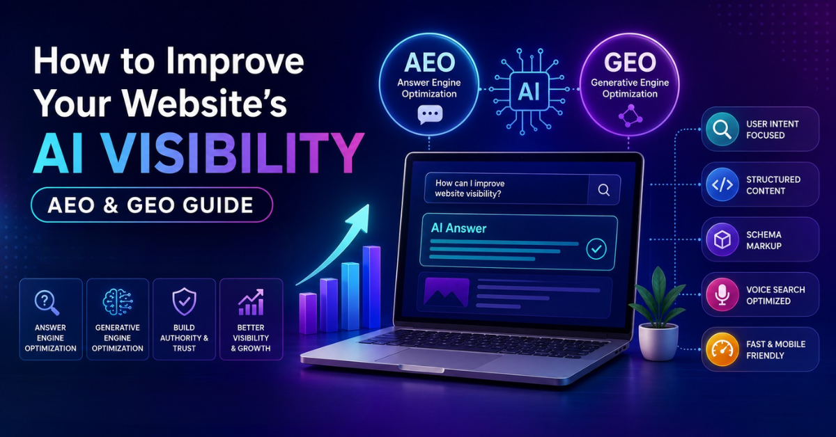 How to Improve Your Website’s AI Visibility (AEO & GEO Guide)